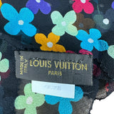 Louis Vuitton Silk Black Multicolor Scarf - Clairely Amazing