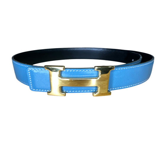 Hermes Blue Belt 65cm Full Set - Clairely Amazing