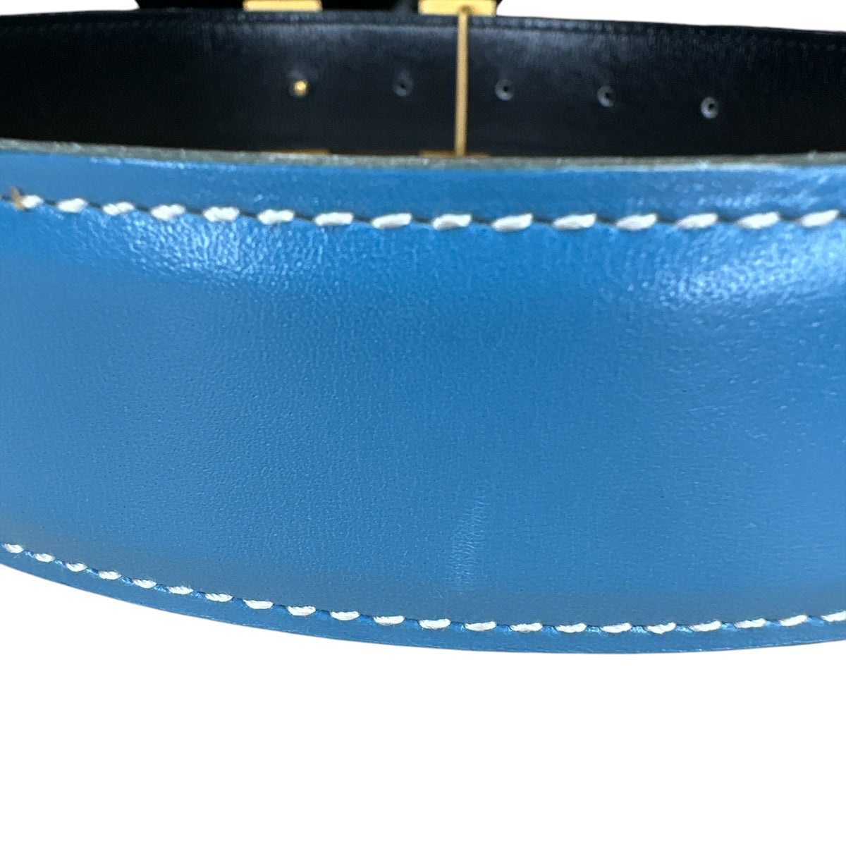 Hermes Blue Belt 65cm Full Set - Clairely Amazing