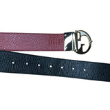 GUCCI Reversible Belt 80/32  Black Red Leather - Clairely Amazing