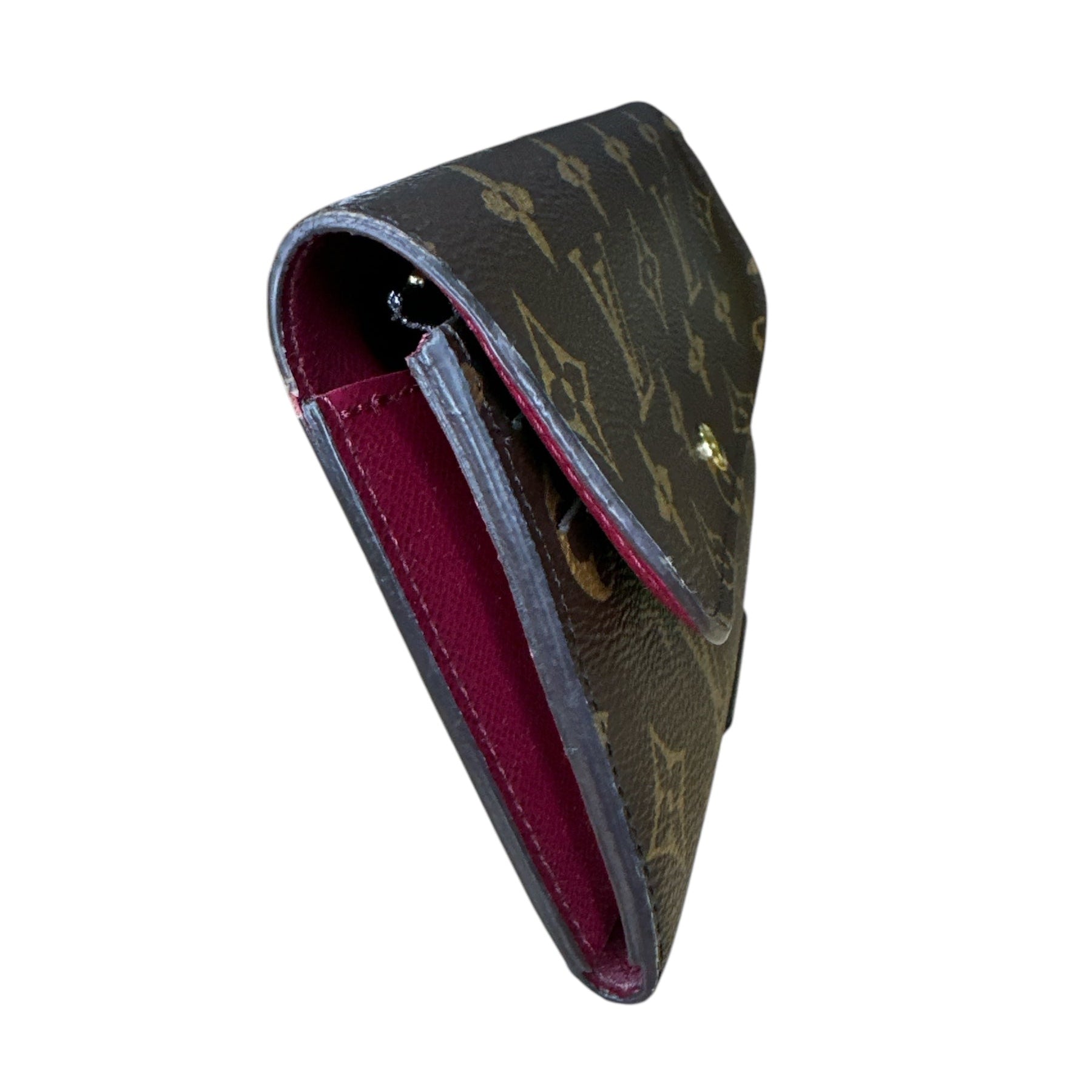 LOUIS VUITTON 
Monogram Emilie Wallet Fuchsia - Clairely Amazing