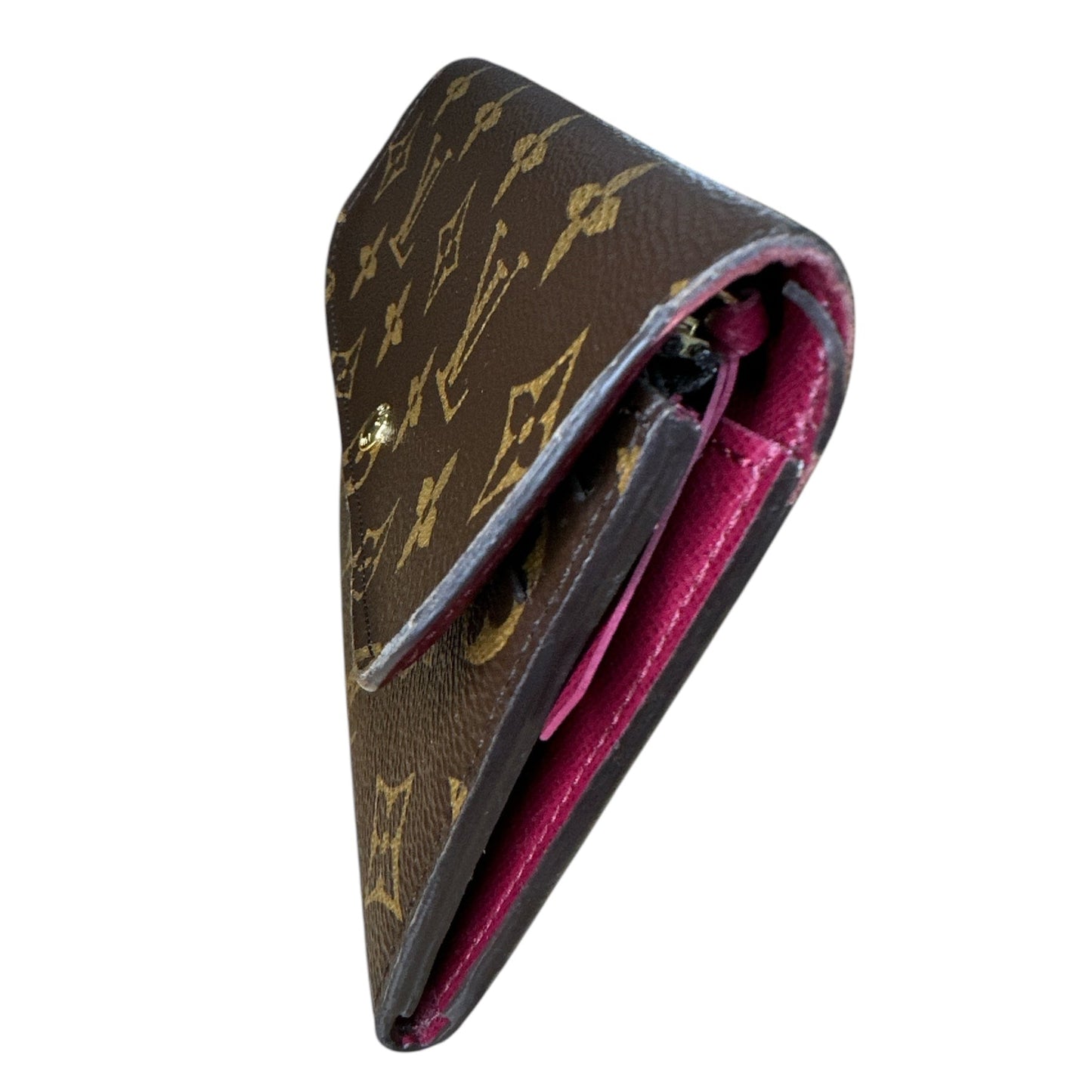 LOUIS VUITTON 
Monogram Emilie Wallet Fuchsia - Clairely Amazing