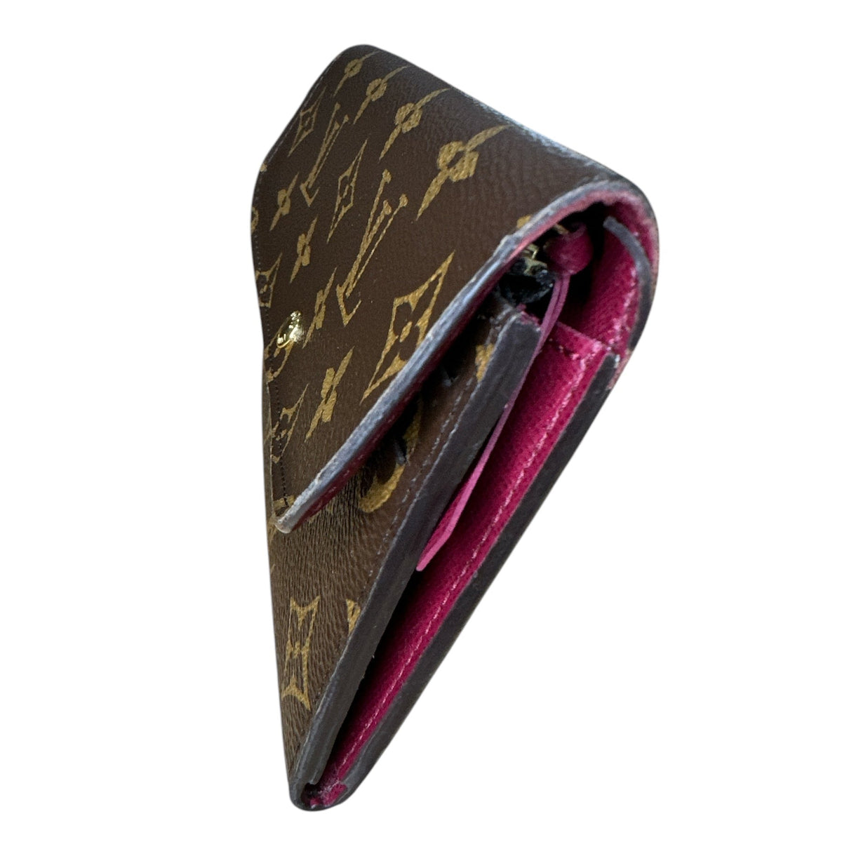 LOUIS VUITTON 
Monogram Emilie Wallet Fuchsia - Clairely Amazing