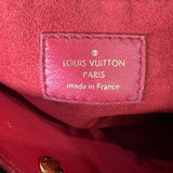 LOUIS VUITTON 
Grained Calfskin Monogram Double V Rubis - Clairely Amazing