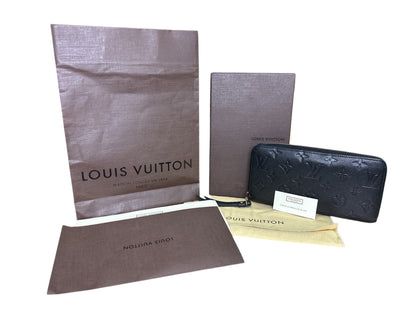 Louis Vuitton Zippy Black Empriente - Clairely Amazing