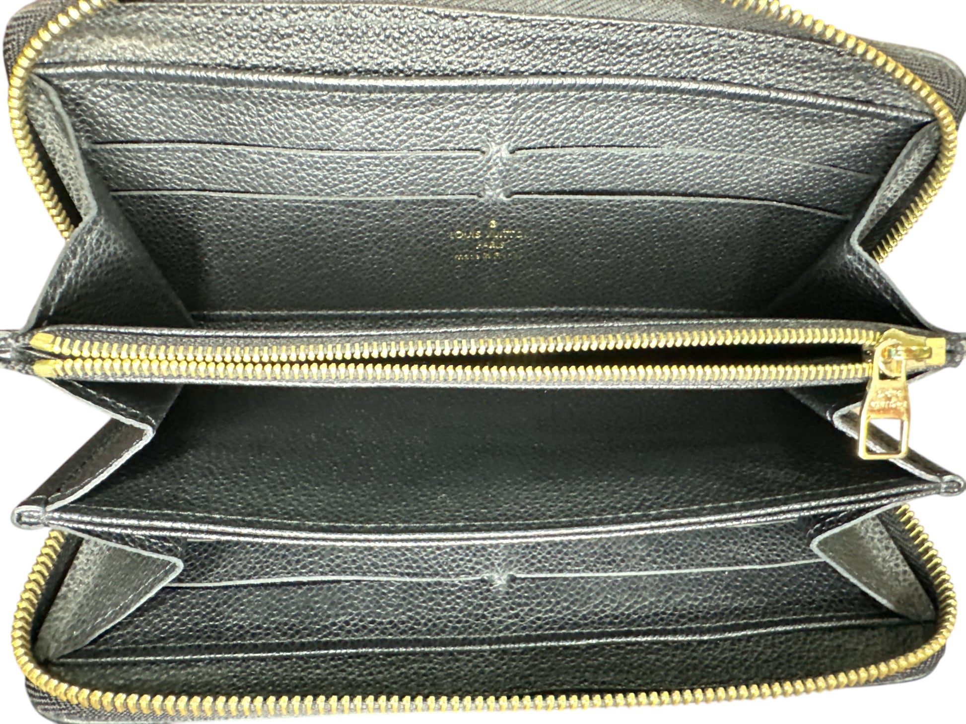 Louis Vuitton Zippy Black Empriente - Clairely Amazing
