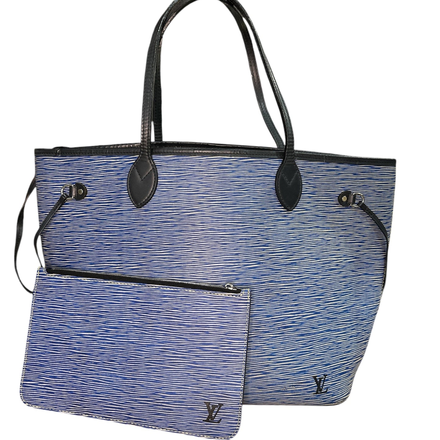 LOUIS VUITTON 
Epi Neverfull MM Denim Light - Clairely Amazing