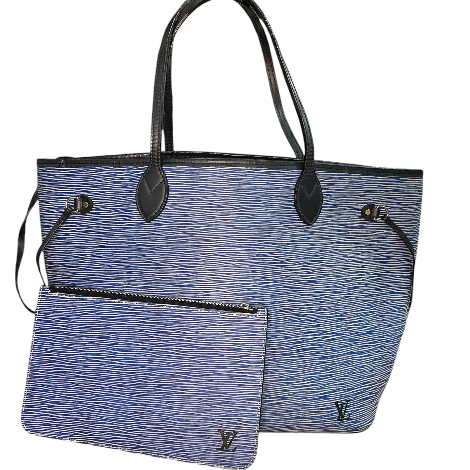 LOUIS VUITTON 
Epi Neverfull MM Denim Light - Clairely Amazing