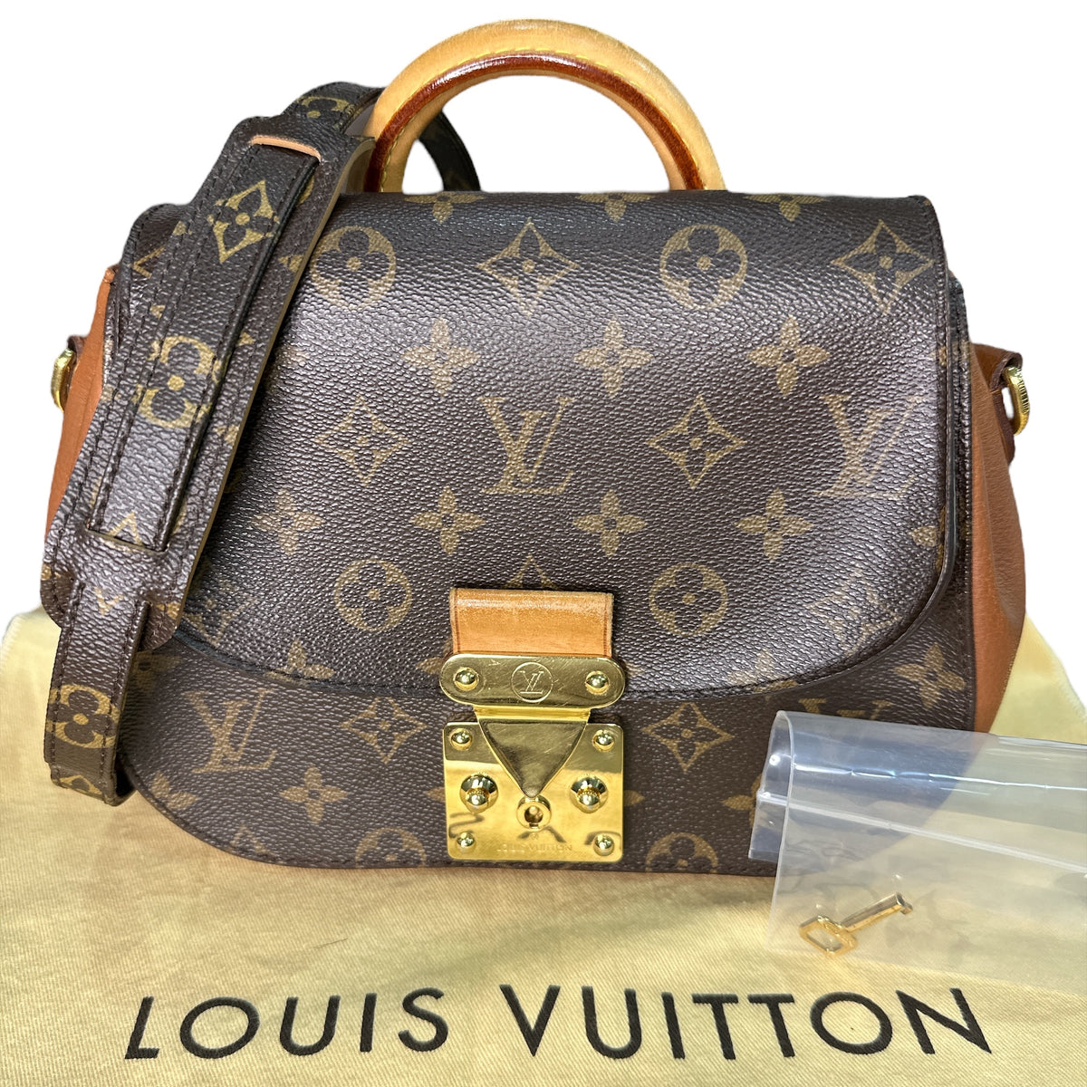 LOUIS VUITTON 
Monogram Eden PM Camel - Clairely Amazing