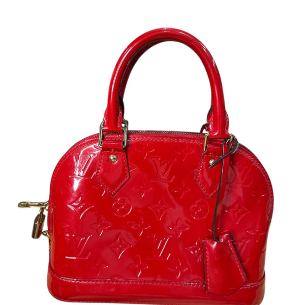 Louis Vuitton Vernis Alma BB RED - Clairely Amazing