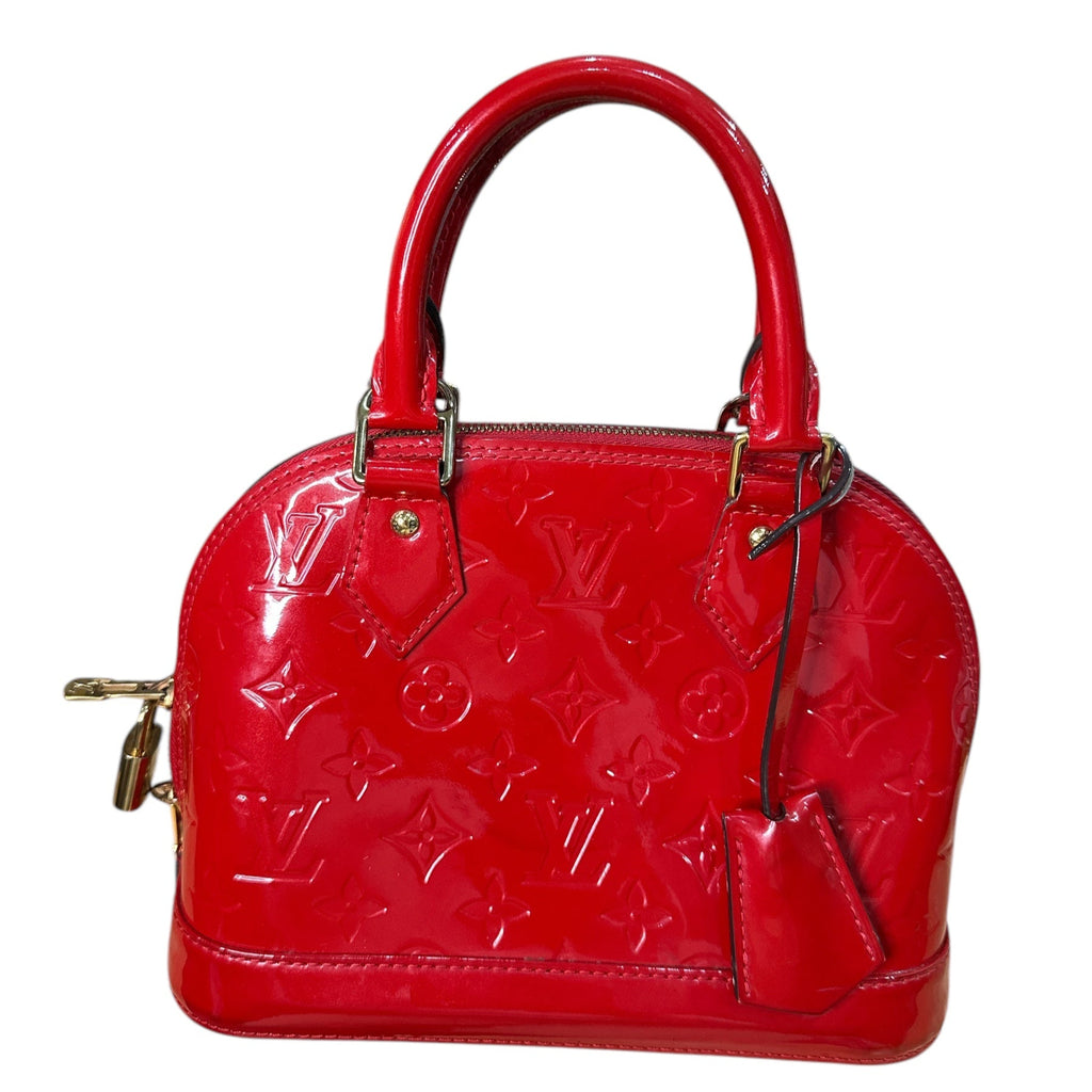 Louis Vuitton Vernis Alma BB RED - Clairely Amazing