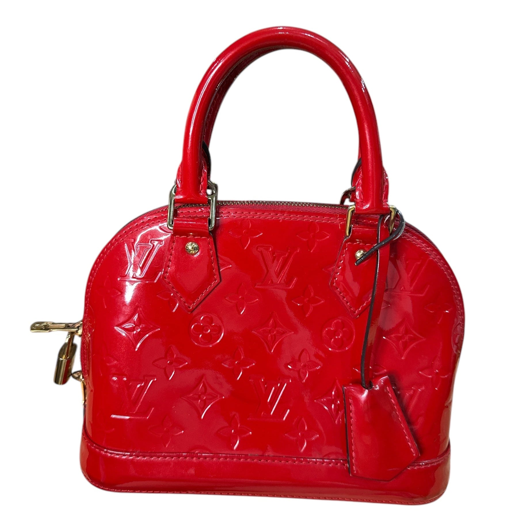 Louis Vuitton Vernis Alma BB RED - Clairely Amazing