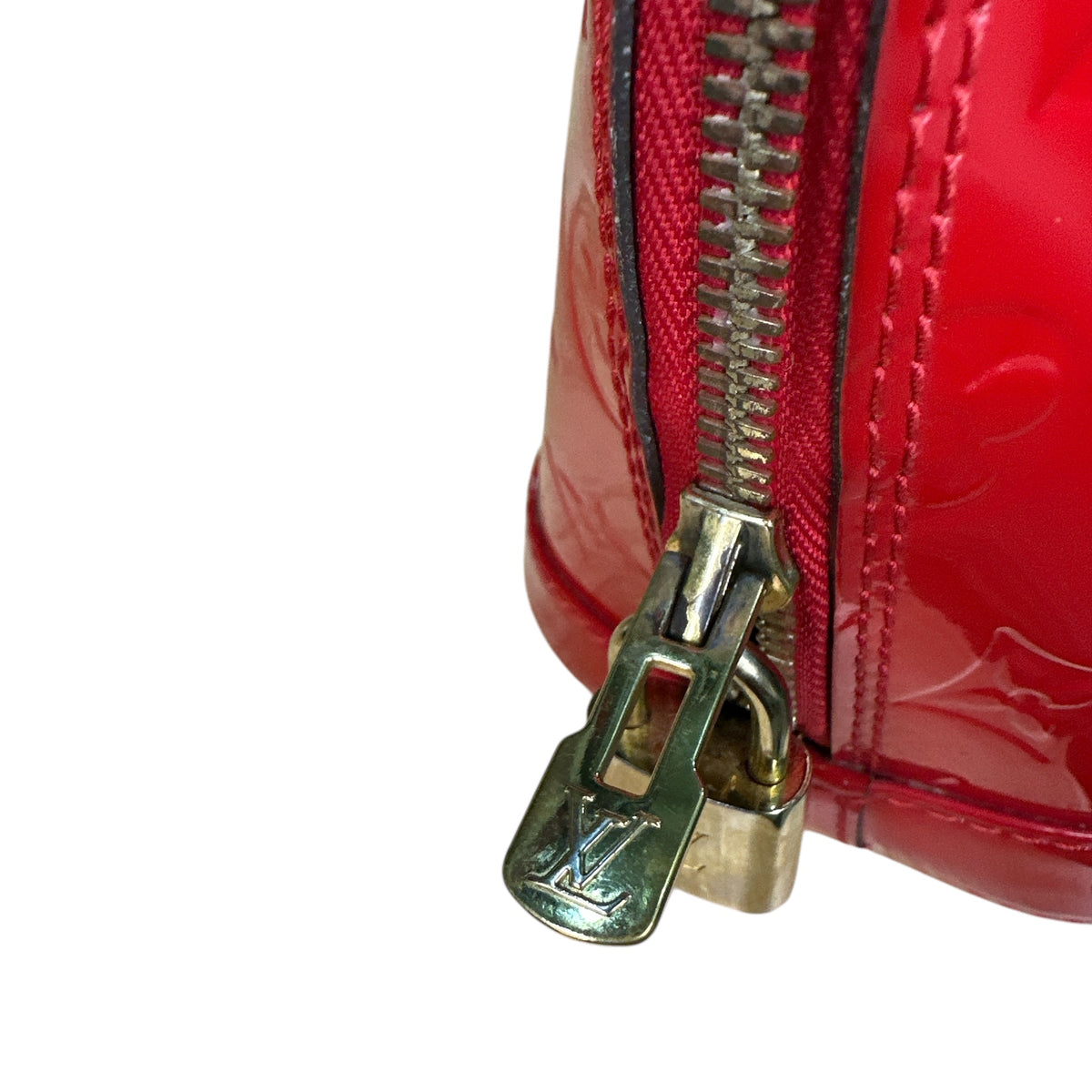 Louis Vuitton Vernis Alma BB RED - Clairely Amazing