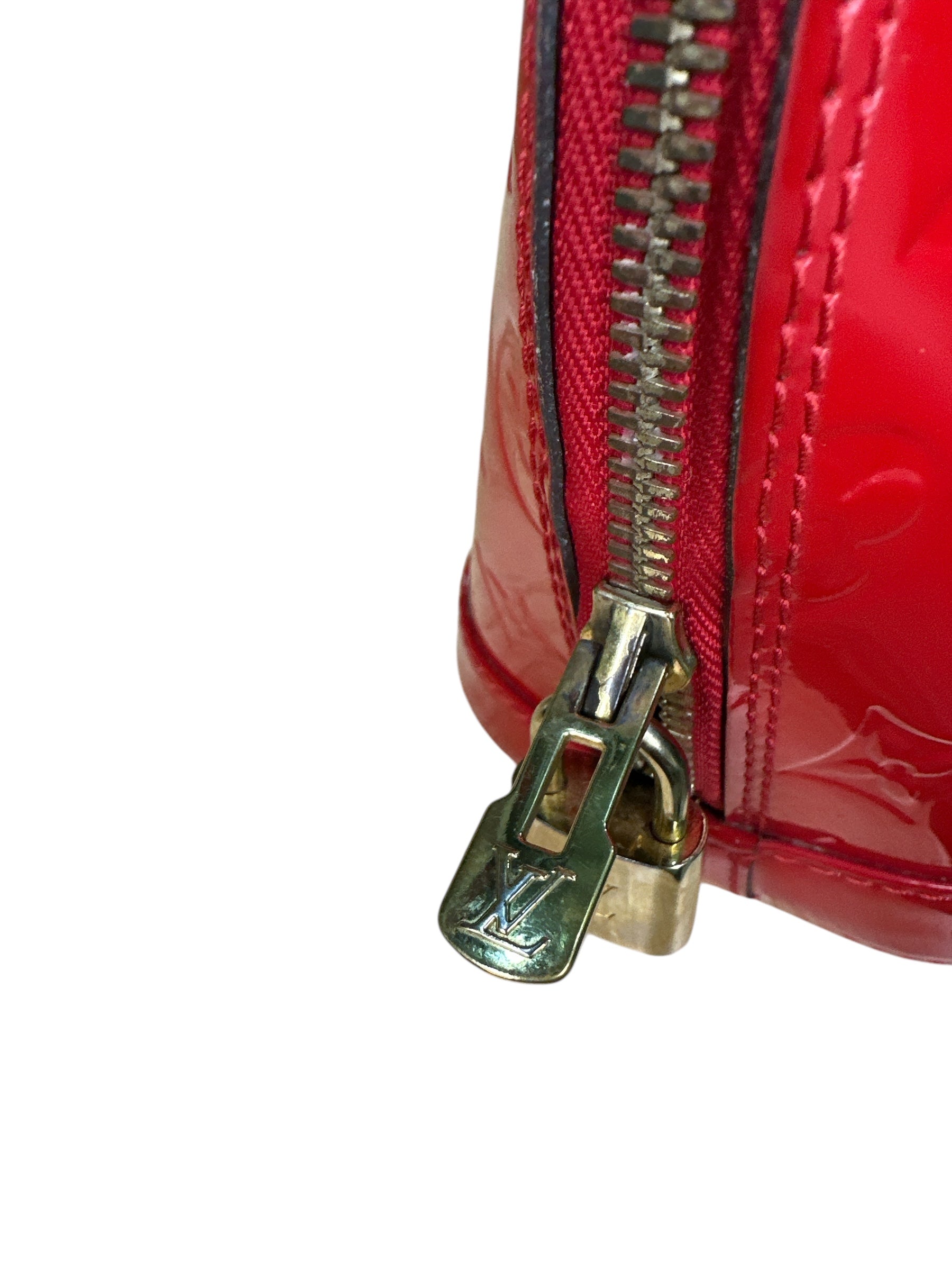 Louis Vuitton Vernis Alma BB RED - Clairely Amazing