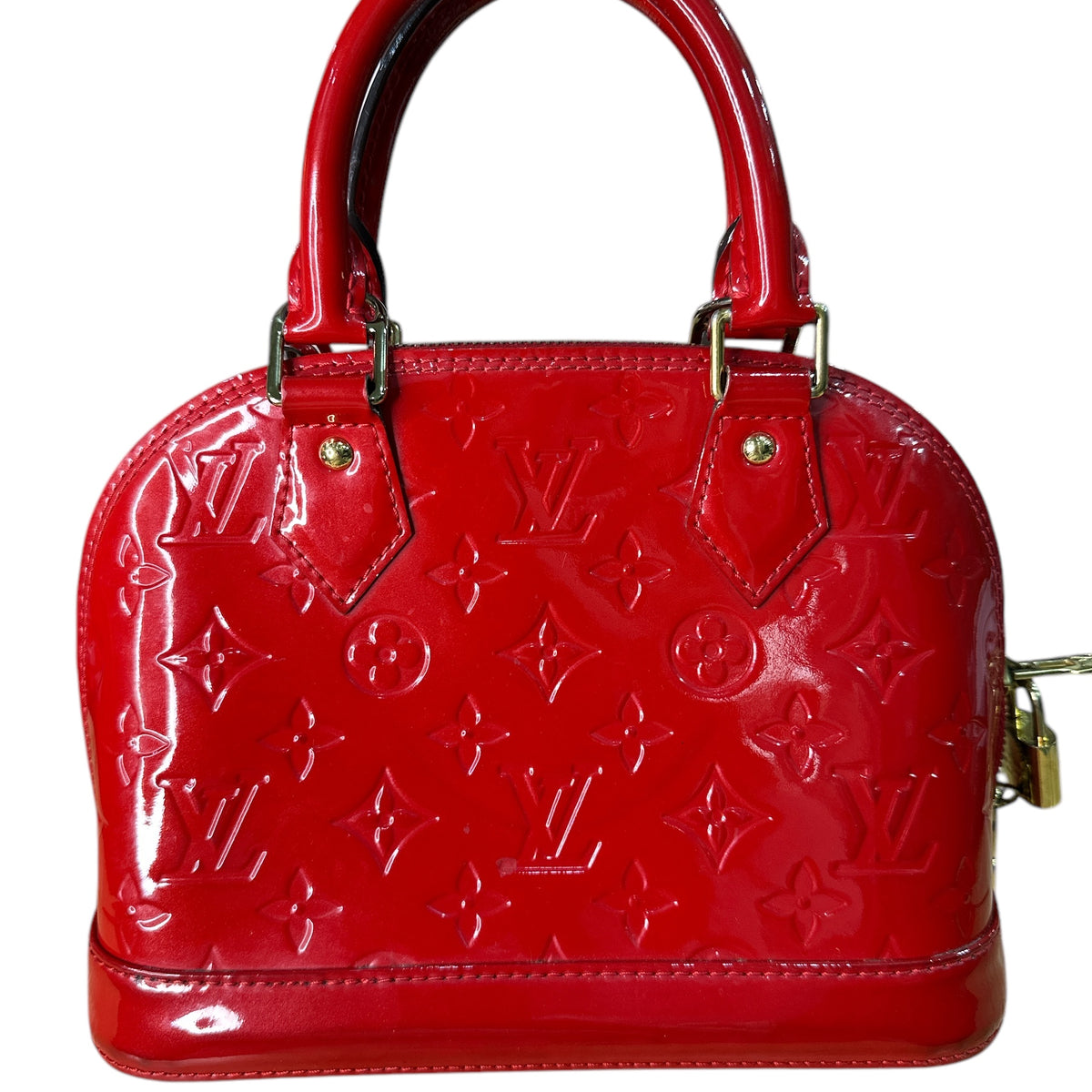 Louis Vuitton Vernis Alma BB RED - Clairely Amazing