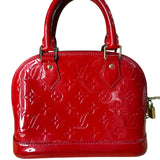 Louis Vuitton Vernis Alma BB RED - Clairely Amazing