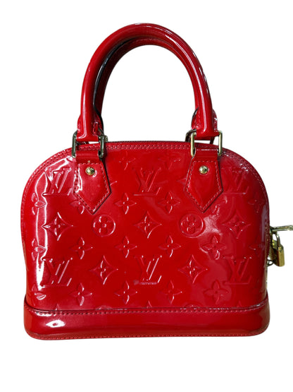 Louis Vuitton Vernis Alma BB RED - Clairely Amazing