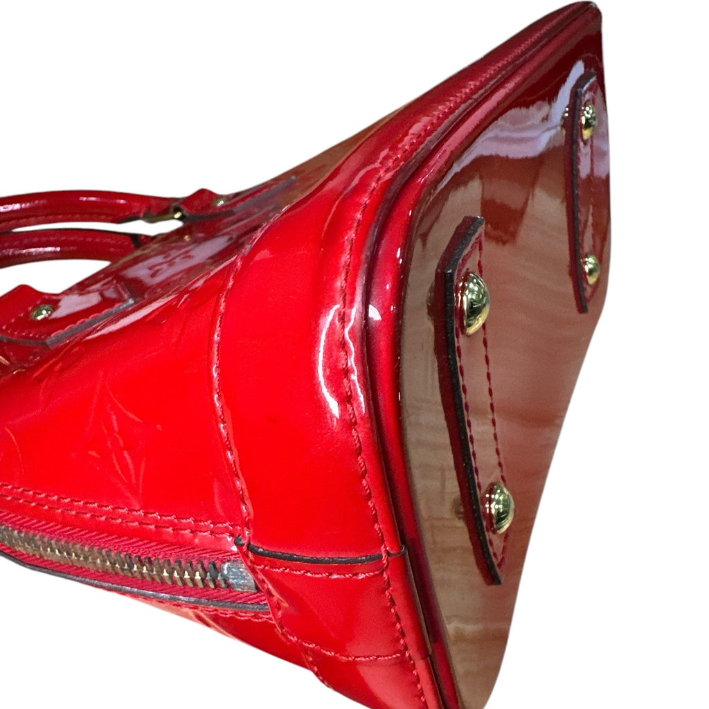 Louis Vuitton Vernis Alma BB RED - Clairely Amazing