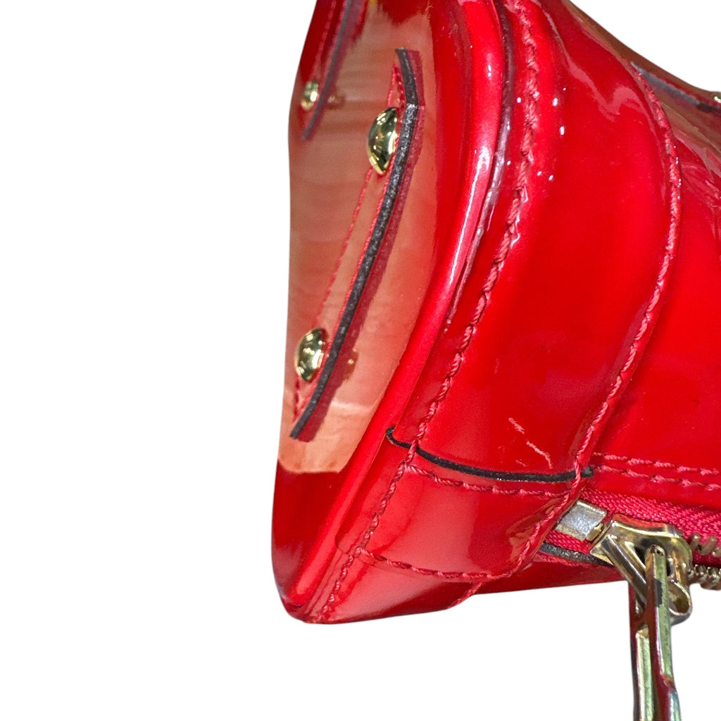 Louis Vuitton Vernis Alma BB RED - Clairely Amazing
