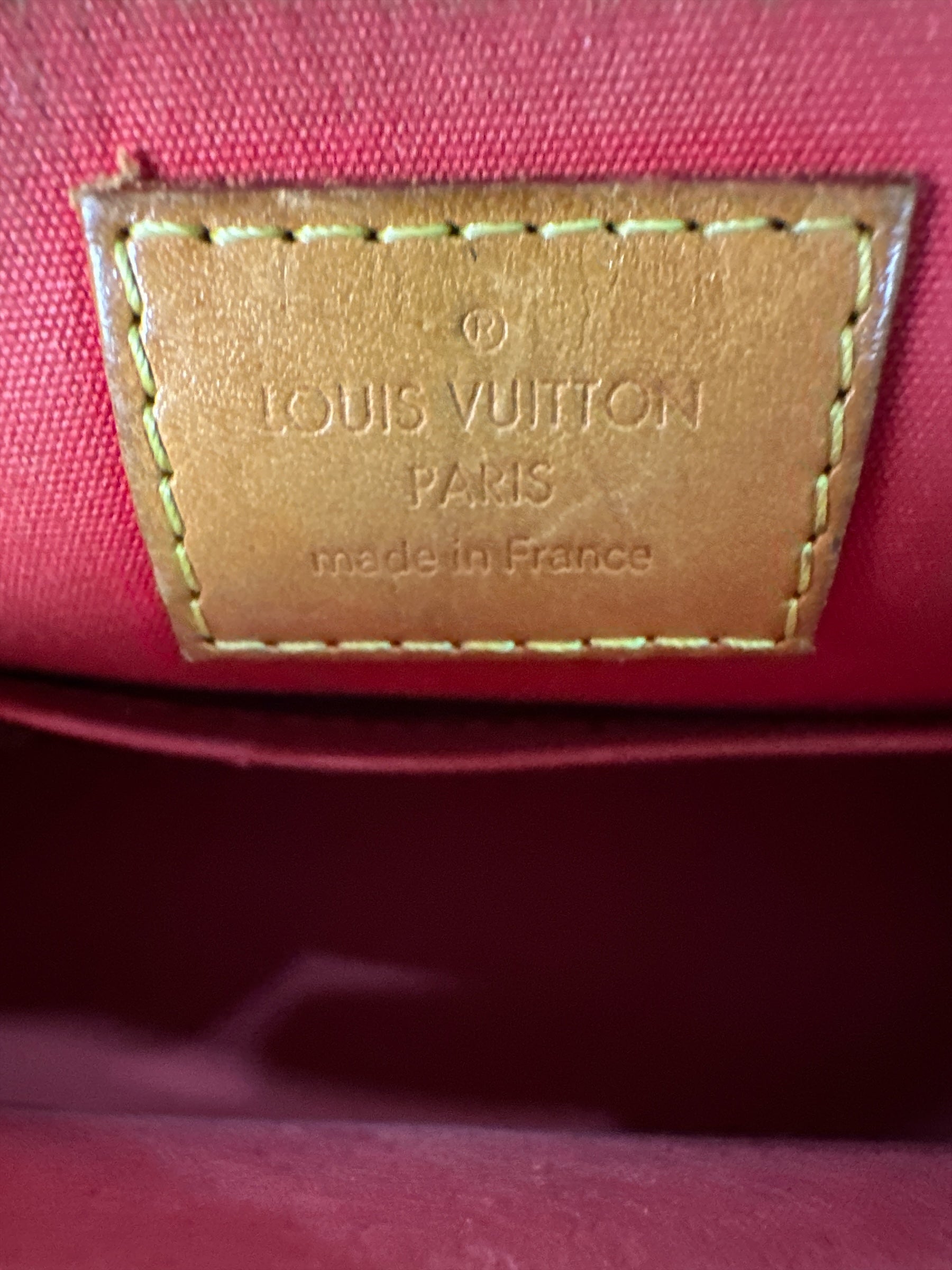 Louis Vuitton Vernis Alma BB RED - Clairely Amazing