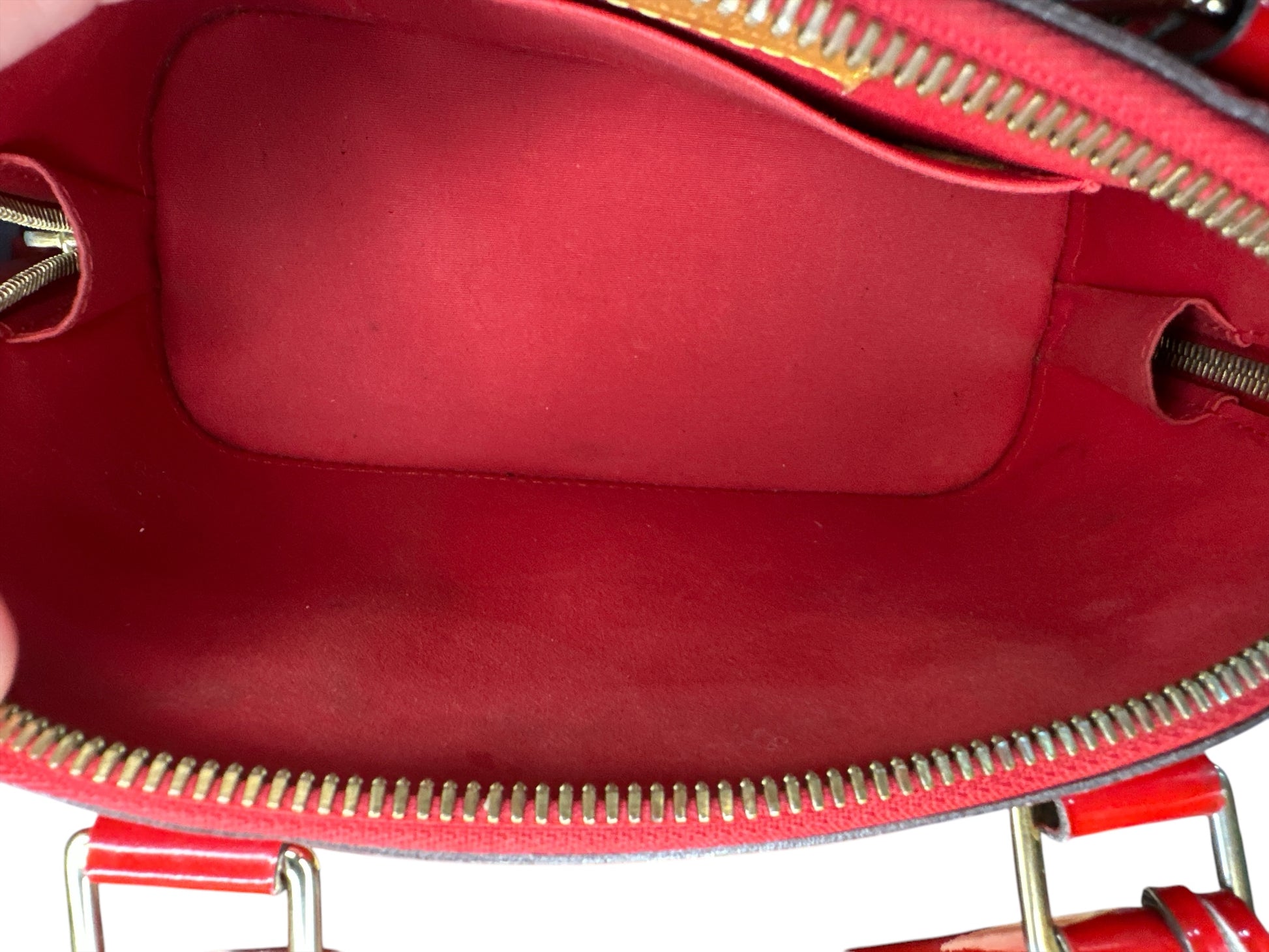 Louis Vuitton Vernis Alma BB RED - Clairely Amazing