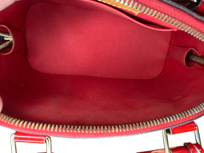 Louis Vuitton Vernis Alma BB RED - Clairely Amazing
