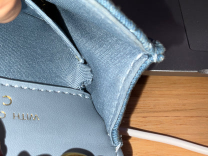 Denim Chain Crossbody Bag (GWP Item) – New with Interior Corner Tear