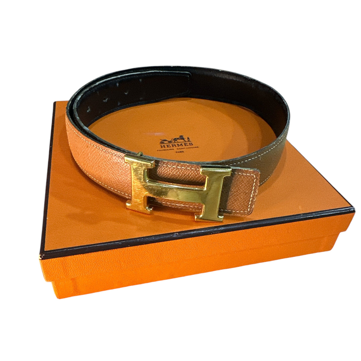 Hermes Brown Belt - Clairely Amazing