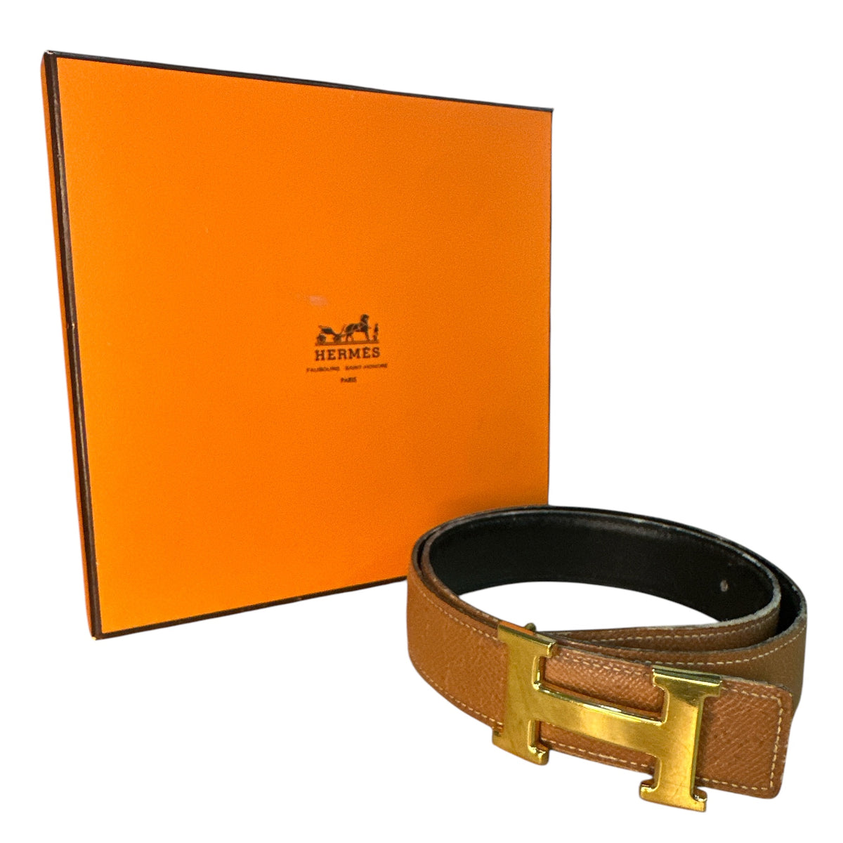 Hermes Brown Belt - Clairely Amazing