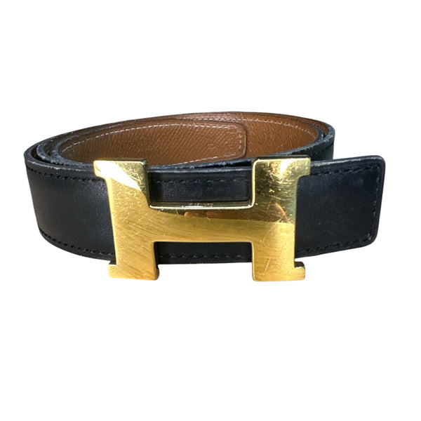 Hermes Reversible Thin Belt - Clairely Amazing