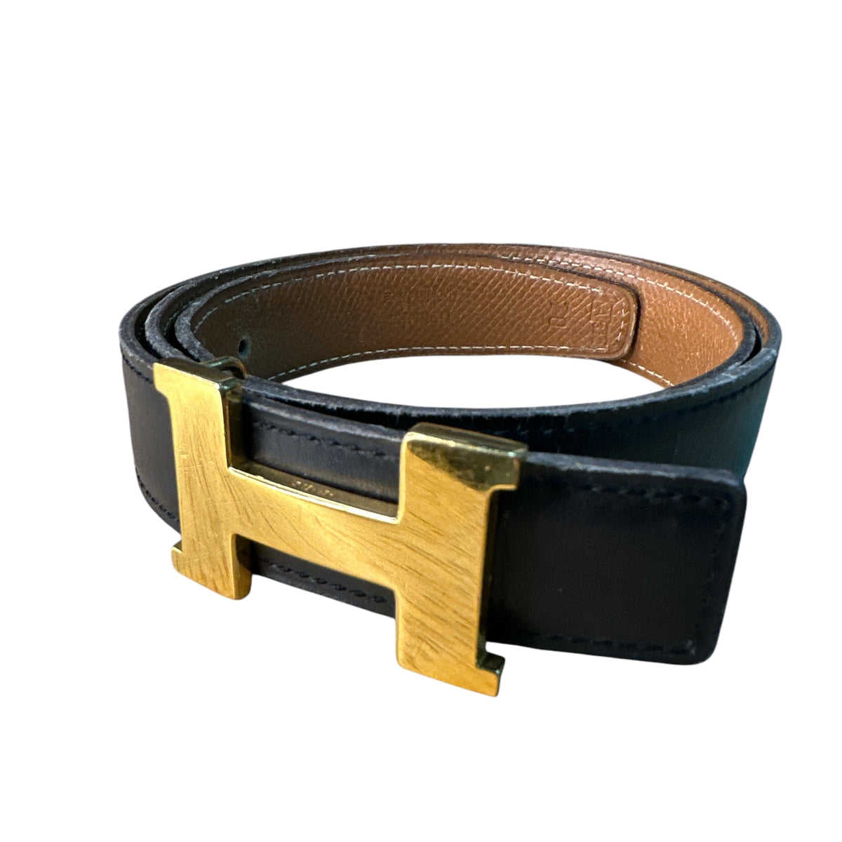 Hermes Reversible Thin Belt - Clairely Amazing