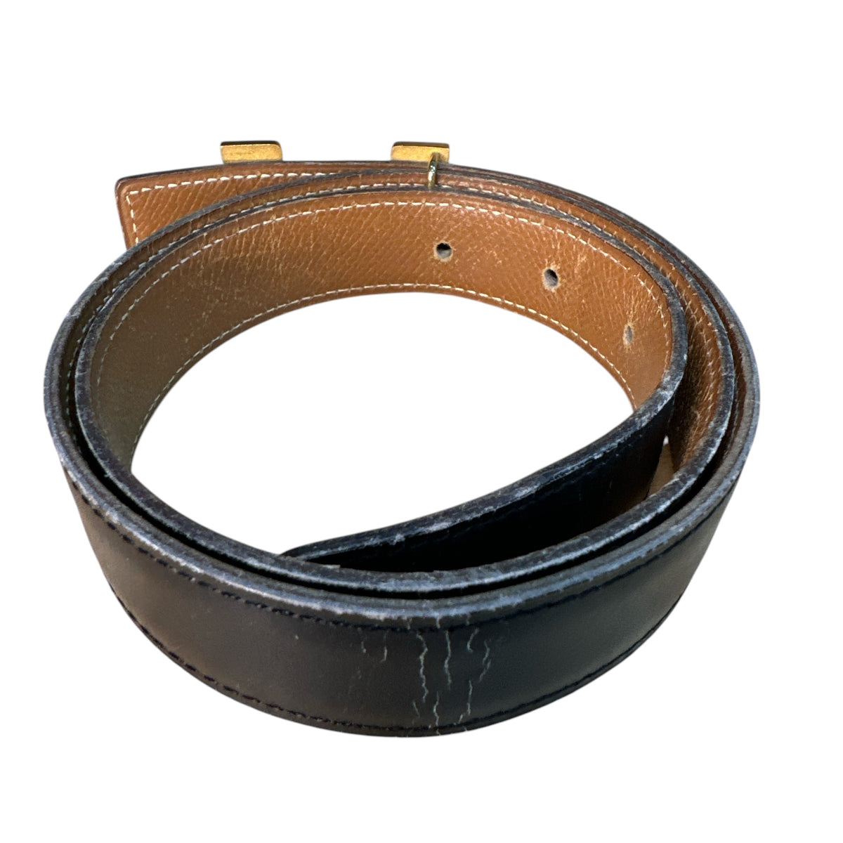 Hermes Reversible Thin Belt - Clairely Amazing