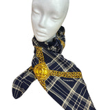 Chanel Navy Blue Scarf - Clairely Amazing