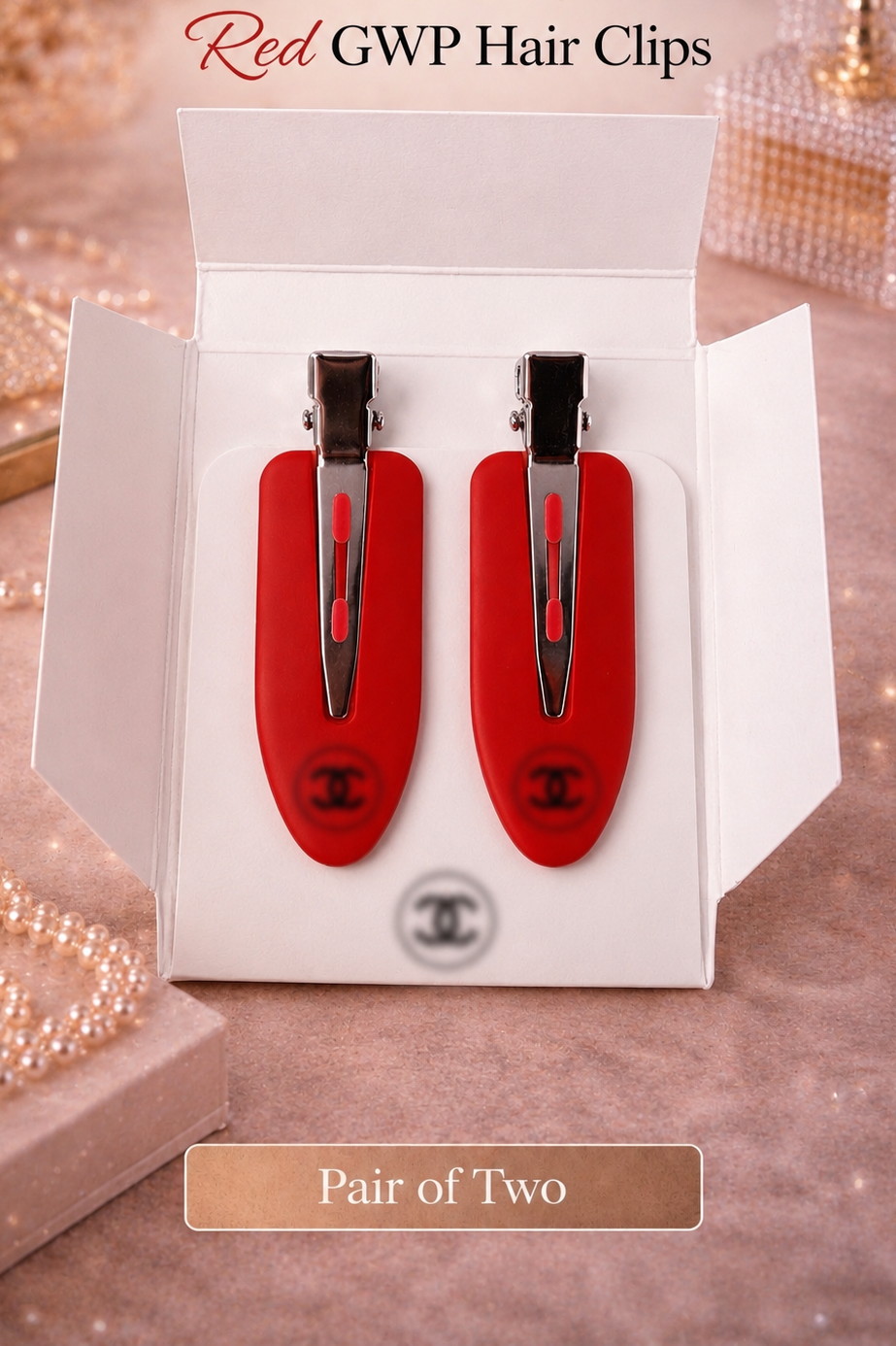 CHANEL GWP Hair Clips – Pair of Two