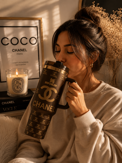 40 oz Fashion Tumblers – Luxury-Inspired Designs
