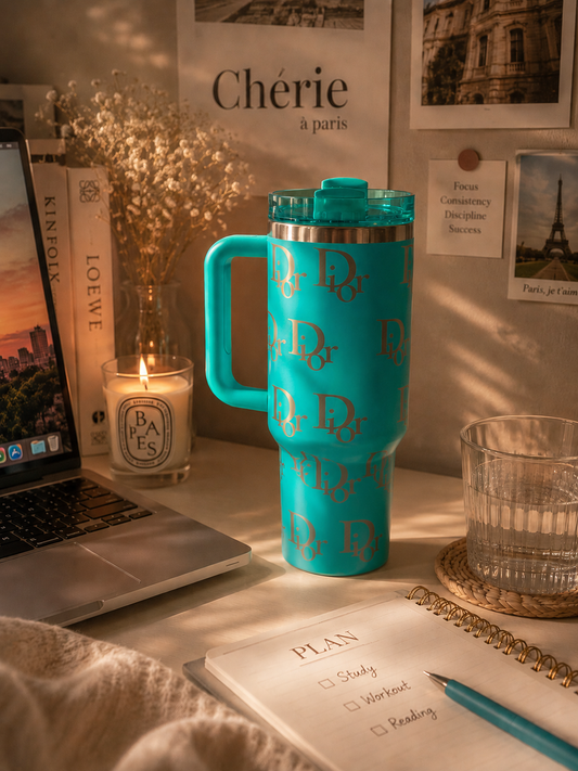 40 oz Fashion Tumblers – Luxury-Inspired Designs