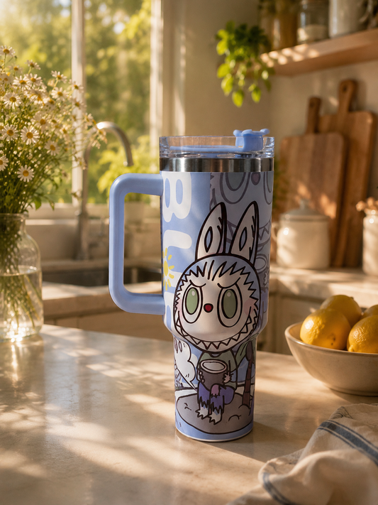 Light Blue Character Tumbler 40 oz - Light Blue