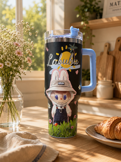 Tumbler 40oz - Black/Blue