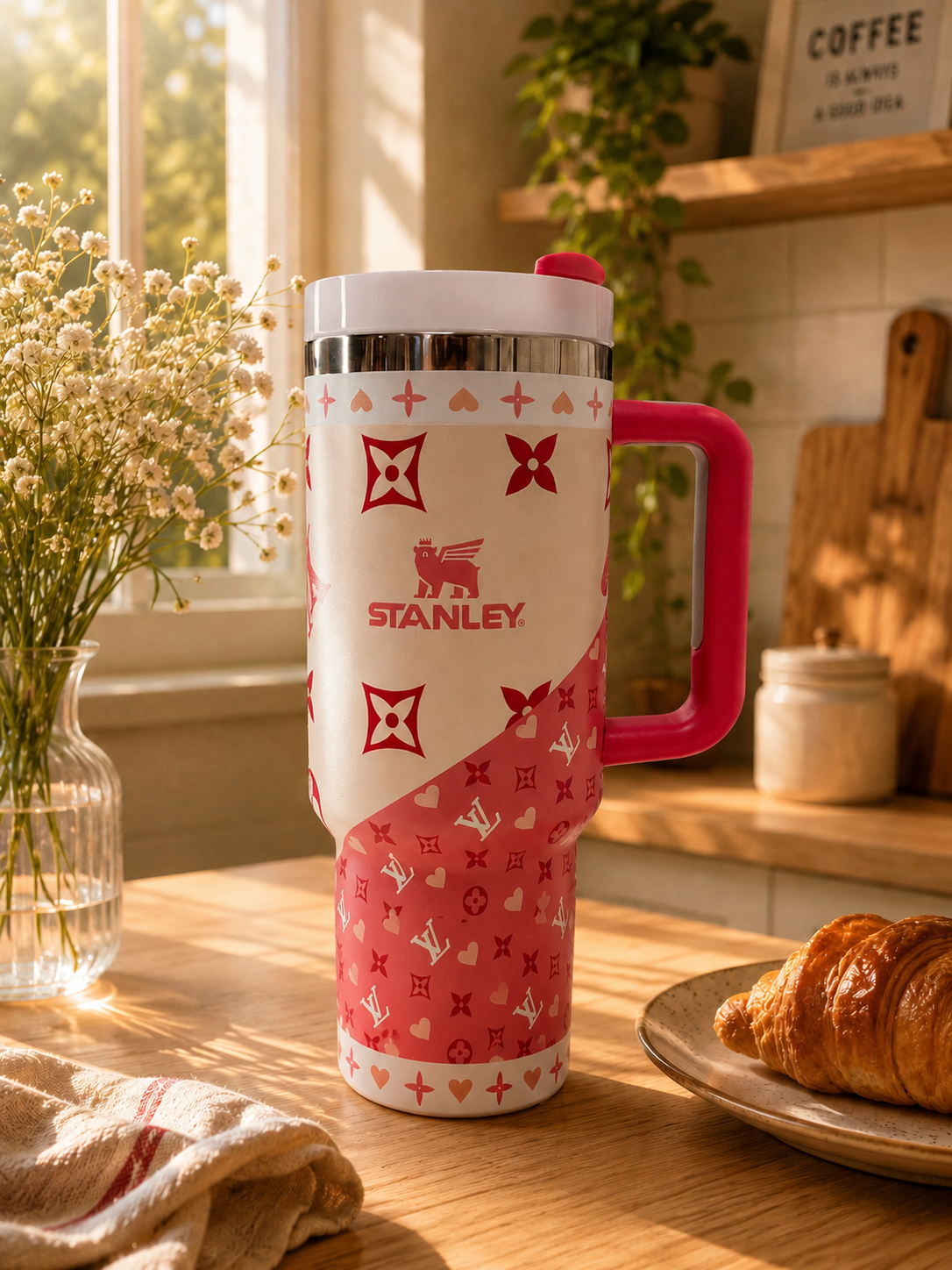 40 oz Fashion Tumblers – Luxury-Inspired Designs