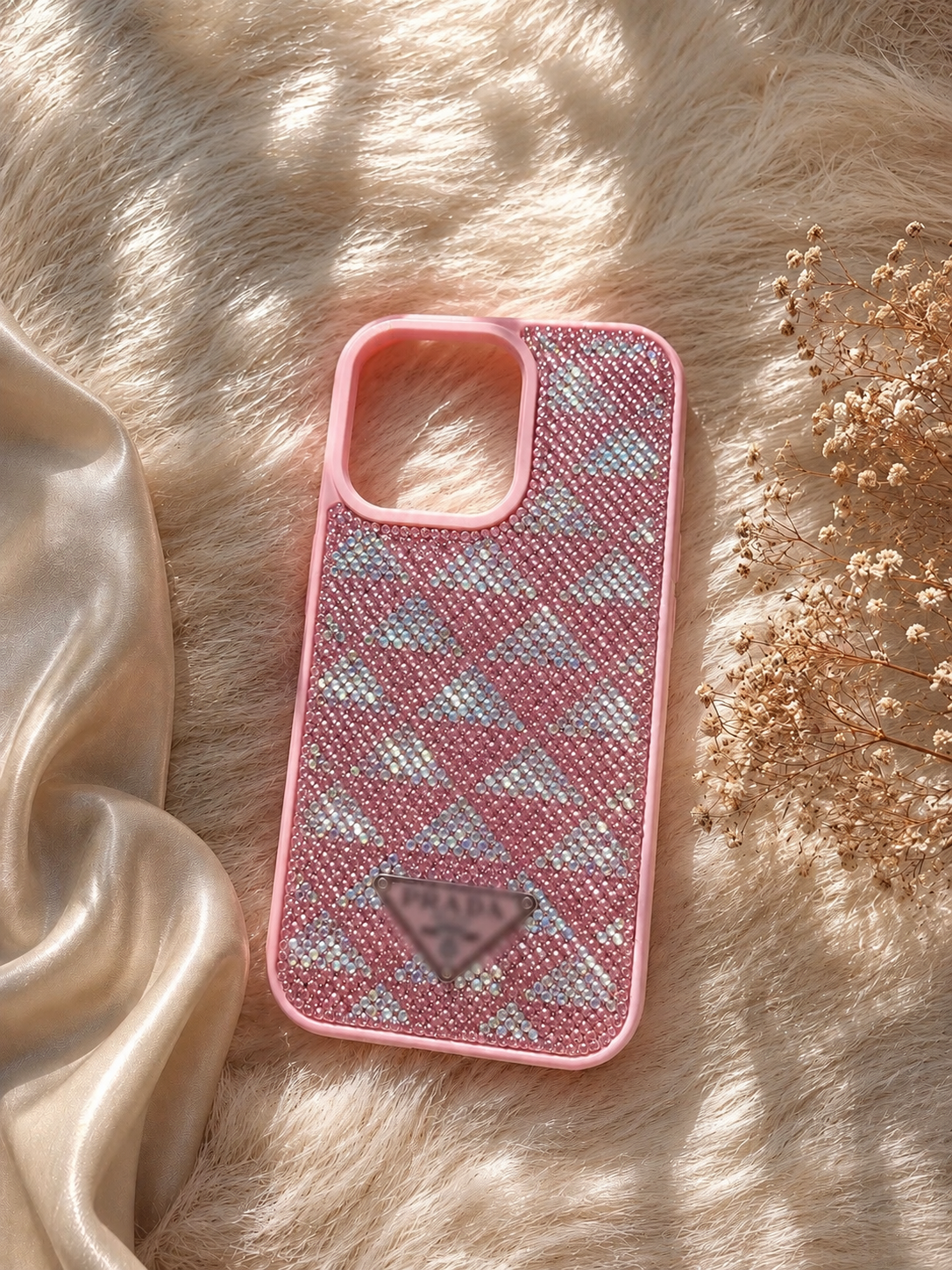 Luxury Rhinestone Phone Case – Compatible with iPhone 15 Series ✨📱