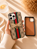Crystal Bee Stripe Phone Case