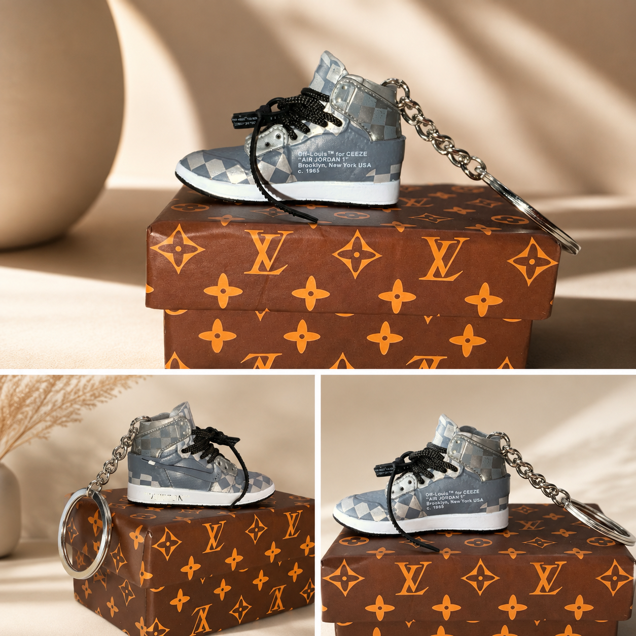 Mini Sneaker Keychain – Designer Style Charm | Fashion Accessory