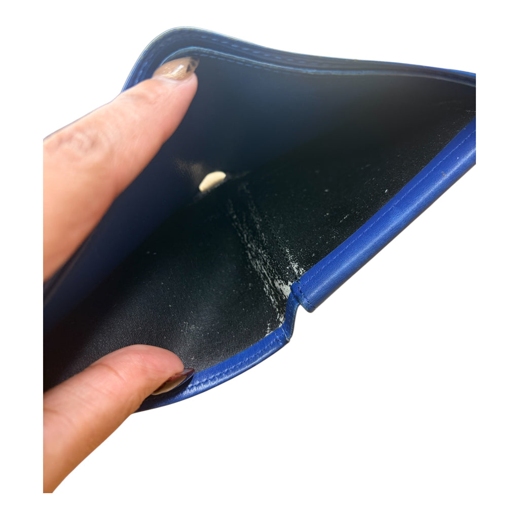 Louis Vuitton Blue Leather Wallet