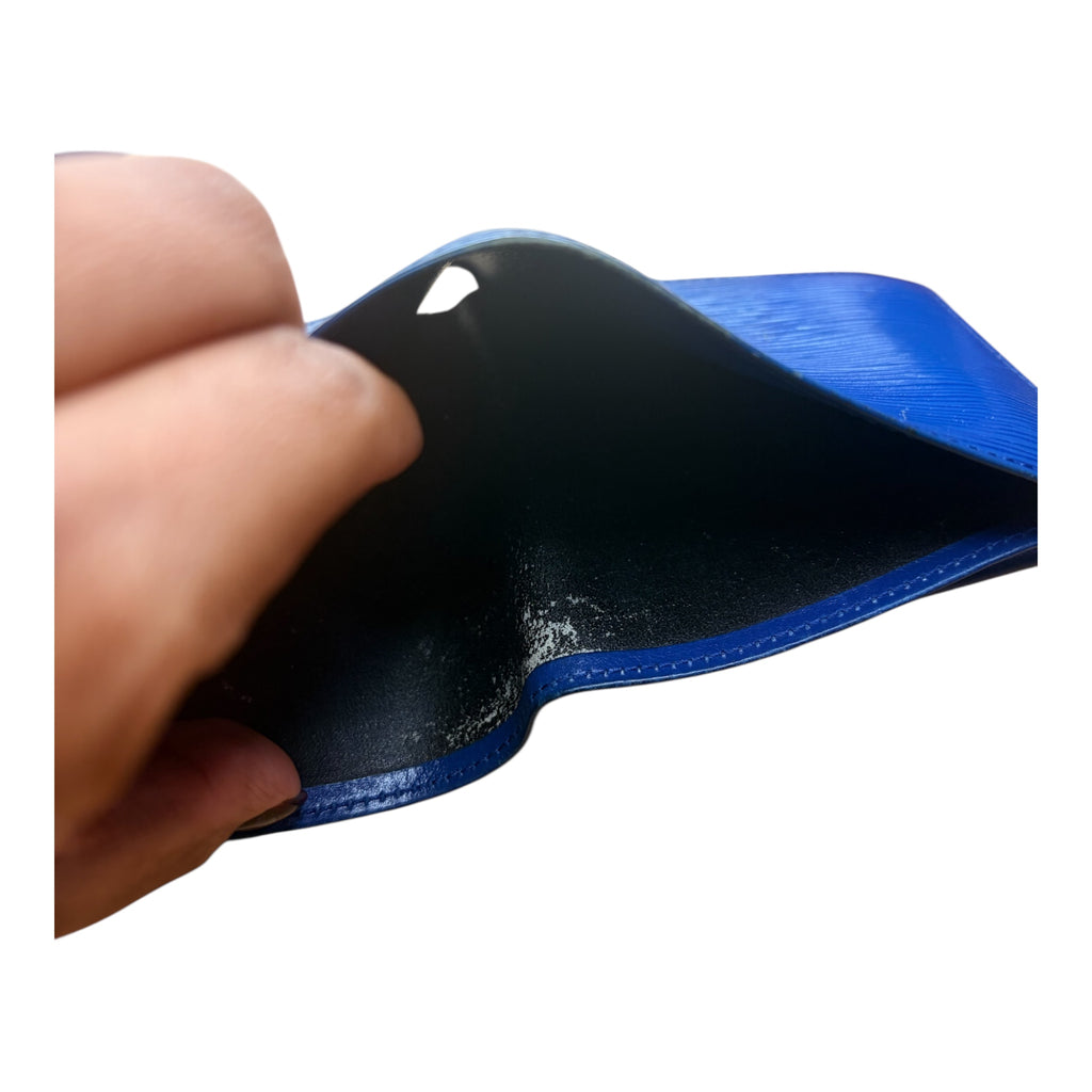 Louis Vuitton Blue Leather Wallet