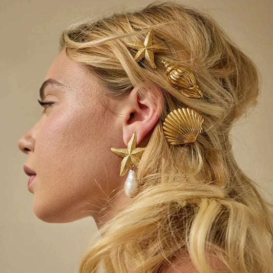 Starfish Hair Clips