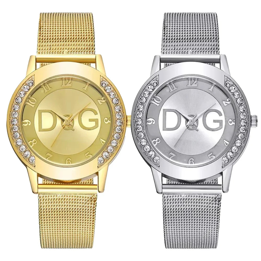 Luxury Diamond Mesh Watch