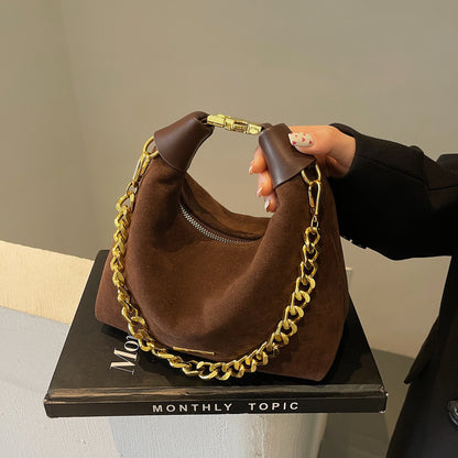 Frosted Retro Moon Bag
