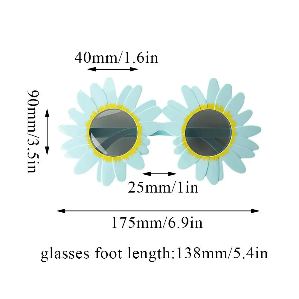 Funny Sunflower Party Sunglasses