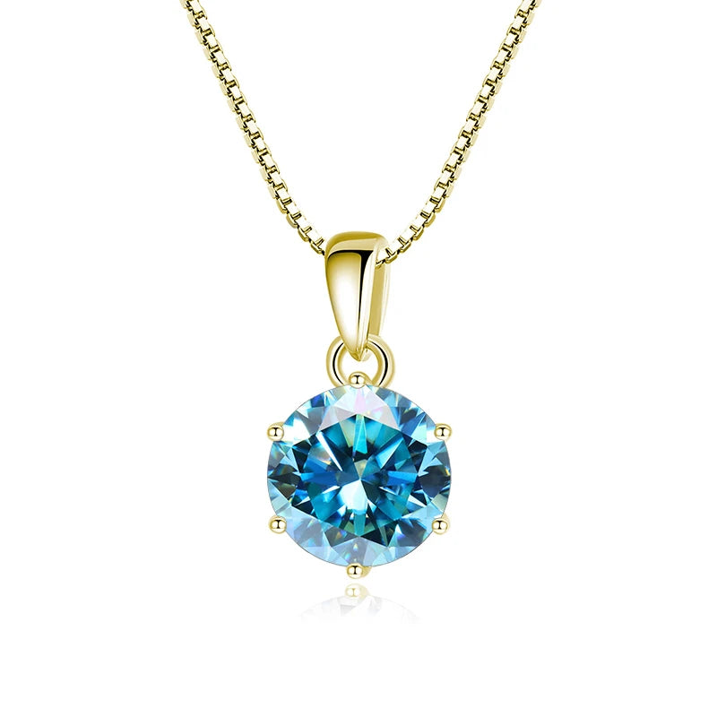 Moissanite Pendant Necklace