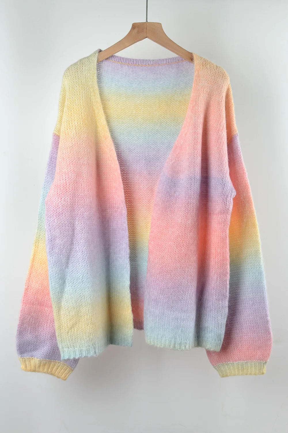 Rainbow Patchwork Cardigan